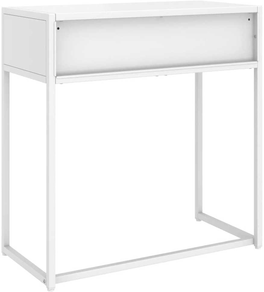 Konsolinis staliukas, baltos spalvos, 72x35x75cm, plienas