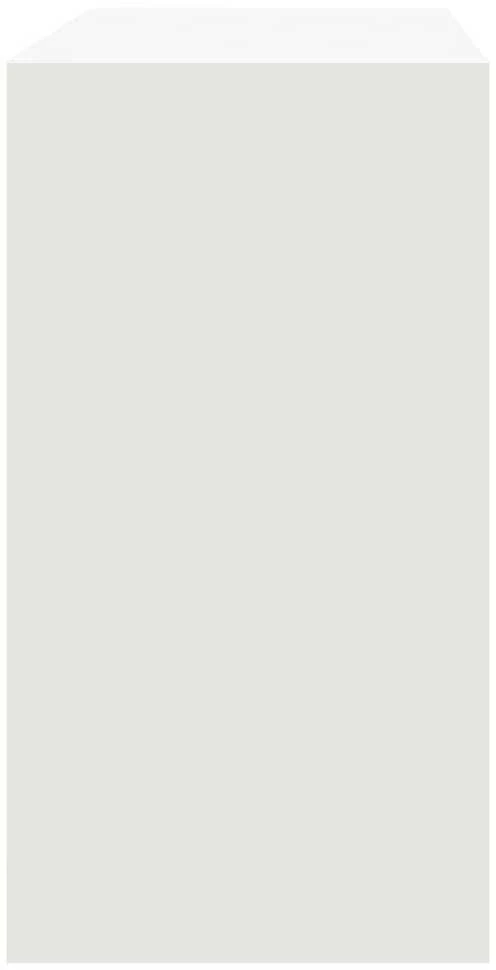 Konsolinis staliukas, baltos spalvos, 89x41x76,5cm, plienas