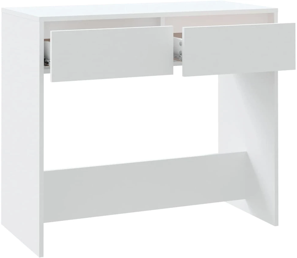 Konsolinis staliukas, baltos spalvos, 89x41x76,5cm, plienas