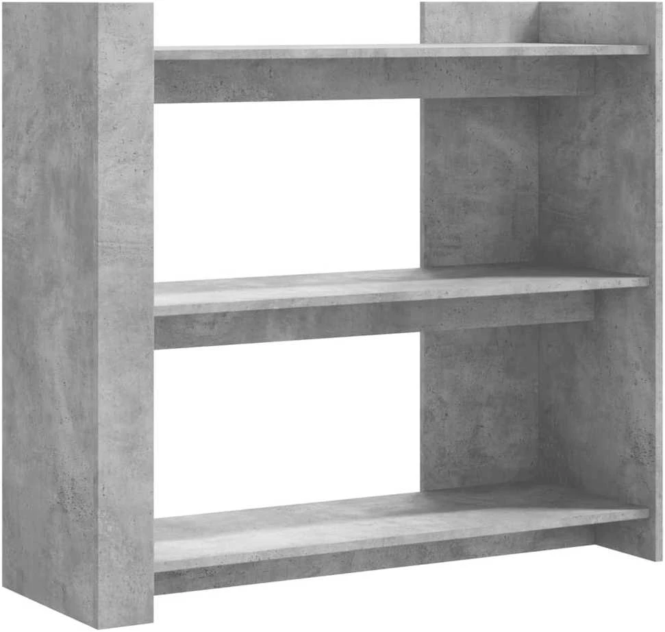 Konsolinis staliukas, betono, 100x35x90cm, apdirbta mediena