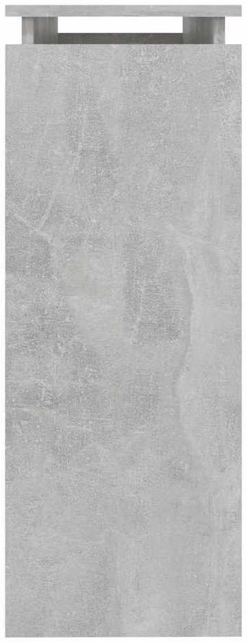 Konsolinis staliukas, betono, 102x30x80cm, apdirbta mediena