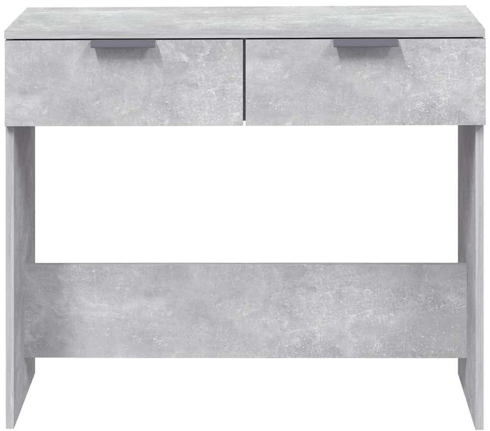 Konsolinis staliukas, betono pilkas, 90x36x75cm, mediena
