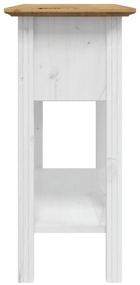 Konsolinis staliukas BODO, rudas, 91x35x74 cm, pušies masyvas