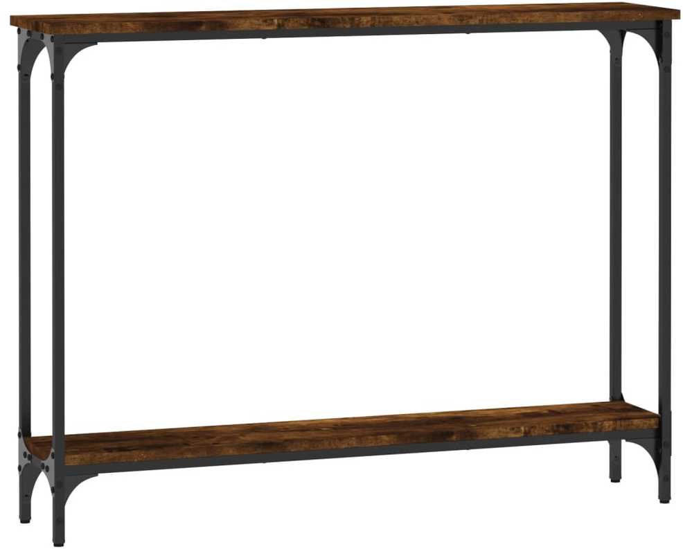 Konsolinis staliukas, dūminio ąžuolo, 100x22,5x75cm, mediena
