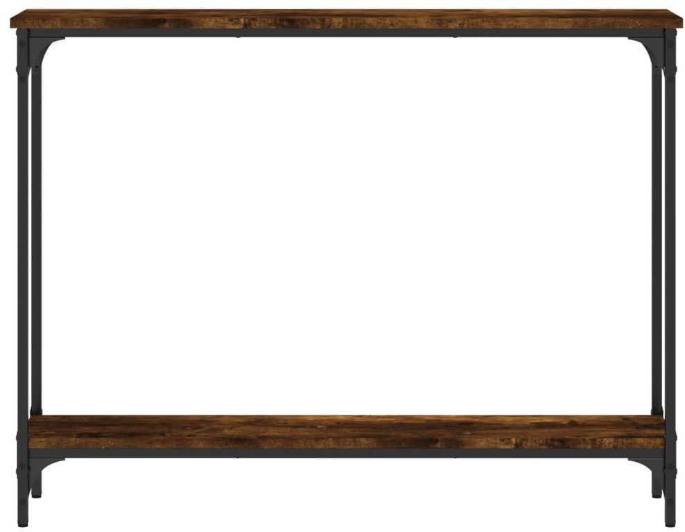 Konsolinis staliukas, dūminio ąžuolo, 100x22,5x75cm, mediena