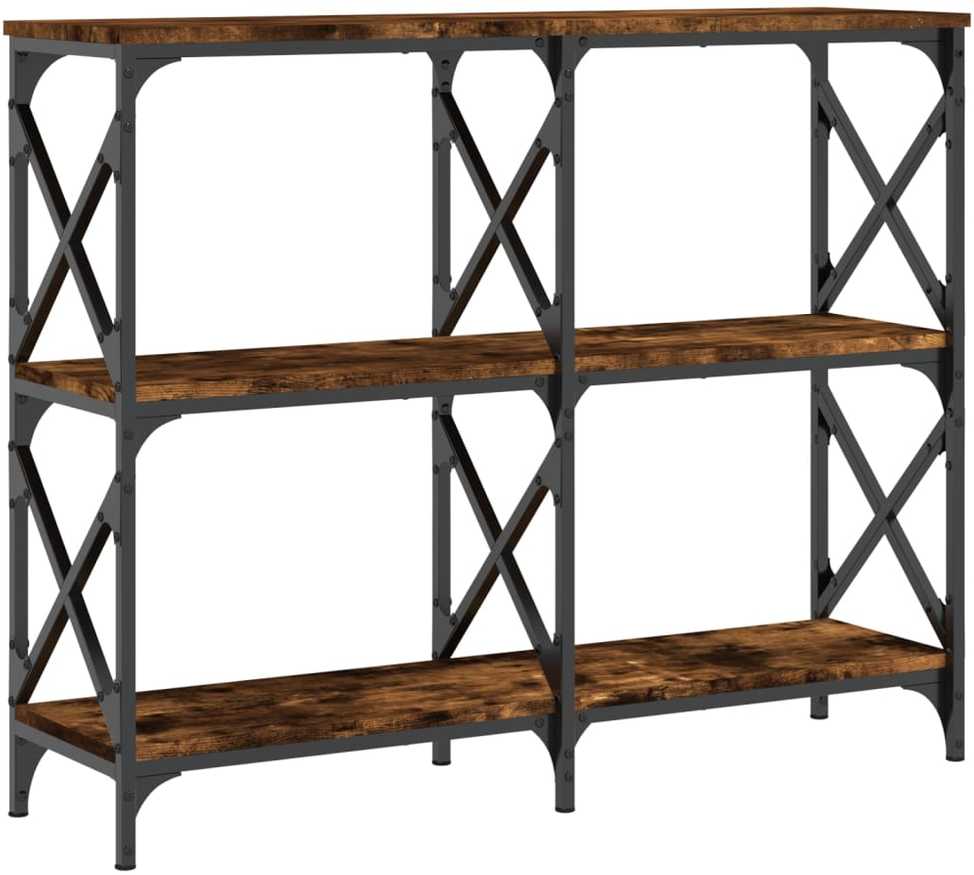 Konsolinis staliukas, dūminio ąžuolo, 100x28x80,5cm, mediena