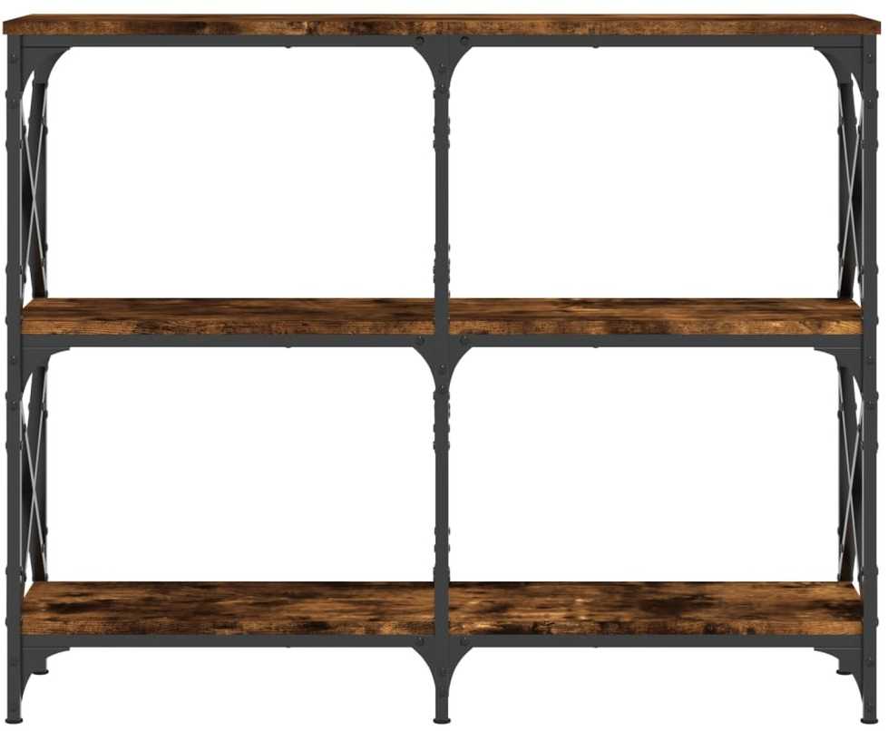 Konsolinis staliukas, dūminio ąžuolo, 100x28x80,5cm, mediena