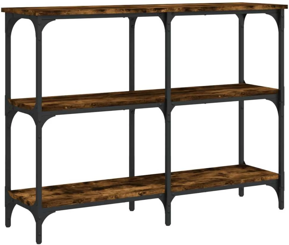 Konsolinis staliukas, dūminio ąžuolo, 100x29x75cm, mediena