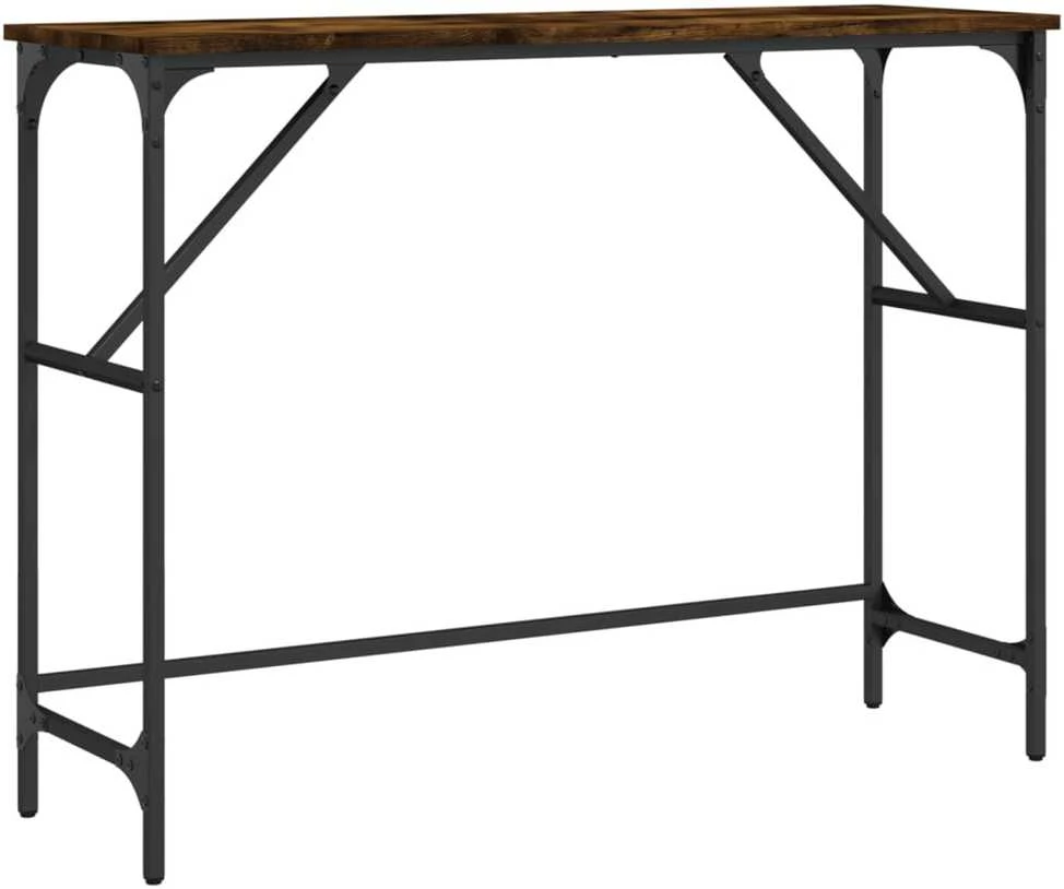 Konsolinis staliukas, dūminio ąžuolo, 100x32x75cm, mediena