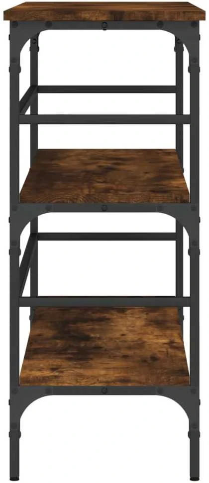 Konsolinis staliukas, dūminio ąžuolo, 100x32x75cm, mediena