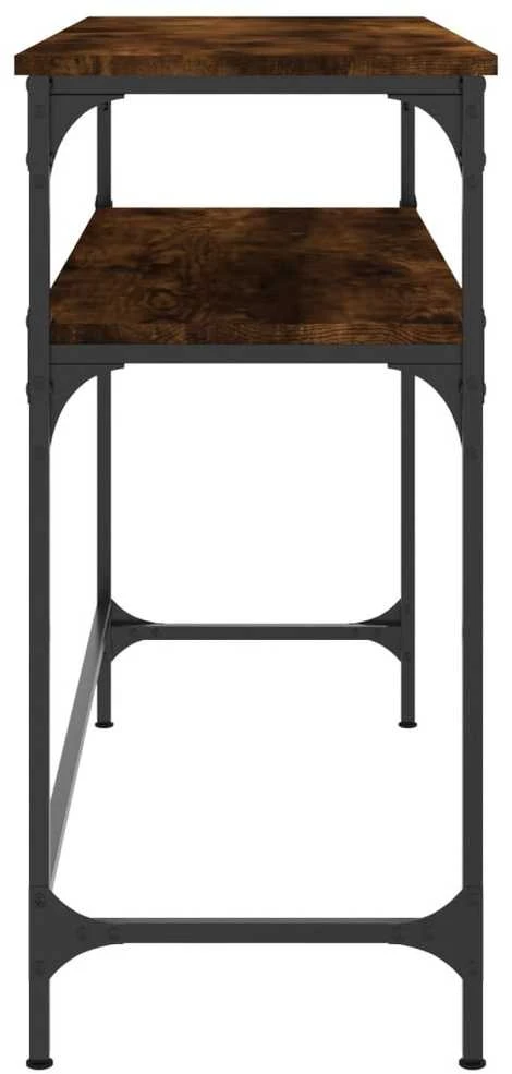 Konsolinis staliukas, dūminio ąžuolo, 100x35,5x75cm, mediena
