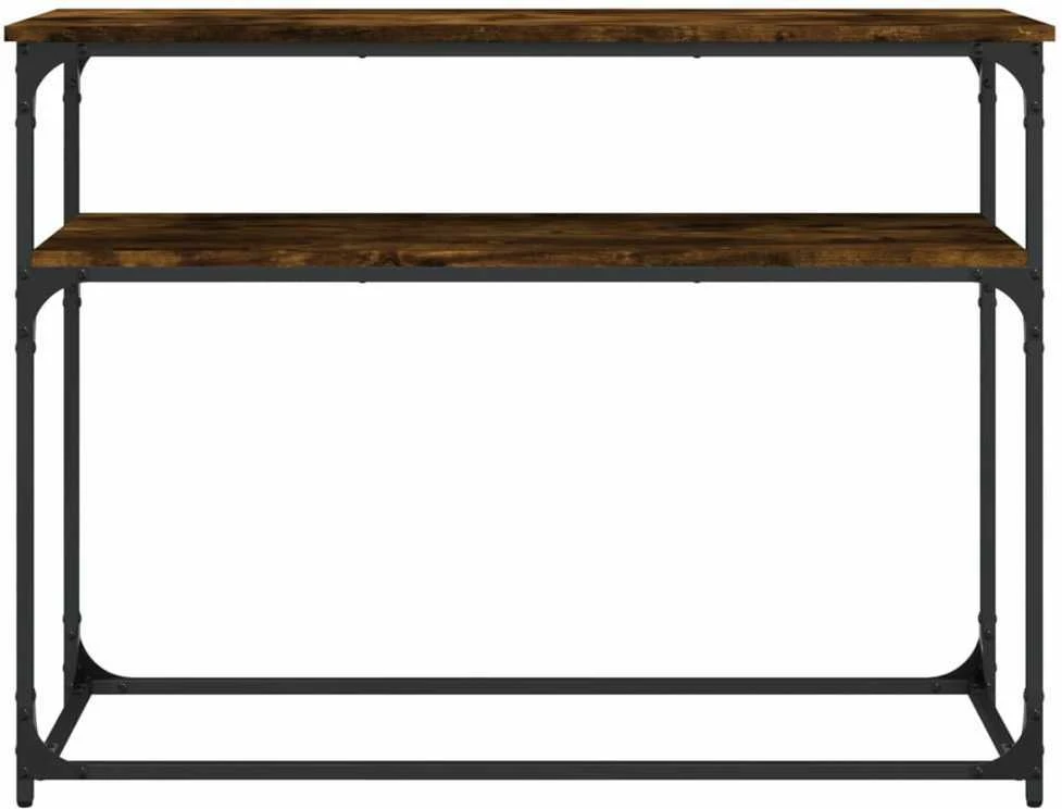 Konsolinis staliukas, dūminio ąžuolo, 100x35,5x75cm, mediena