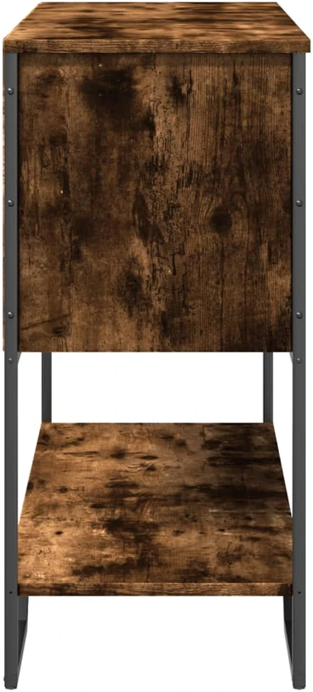 Konsolinis staliukas, dūminio ąžuolo, 100x35x74,5cm, mediena