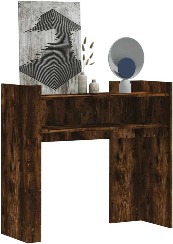 Konsolinis staliukas, dūminio ąžuolo, 100x35x90cm, mediena