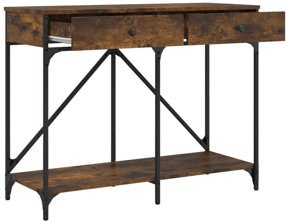 Konsolinis staliukas, dūminio ąžuolo, 100x39x78,5cm, mediena