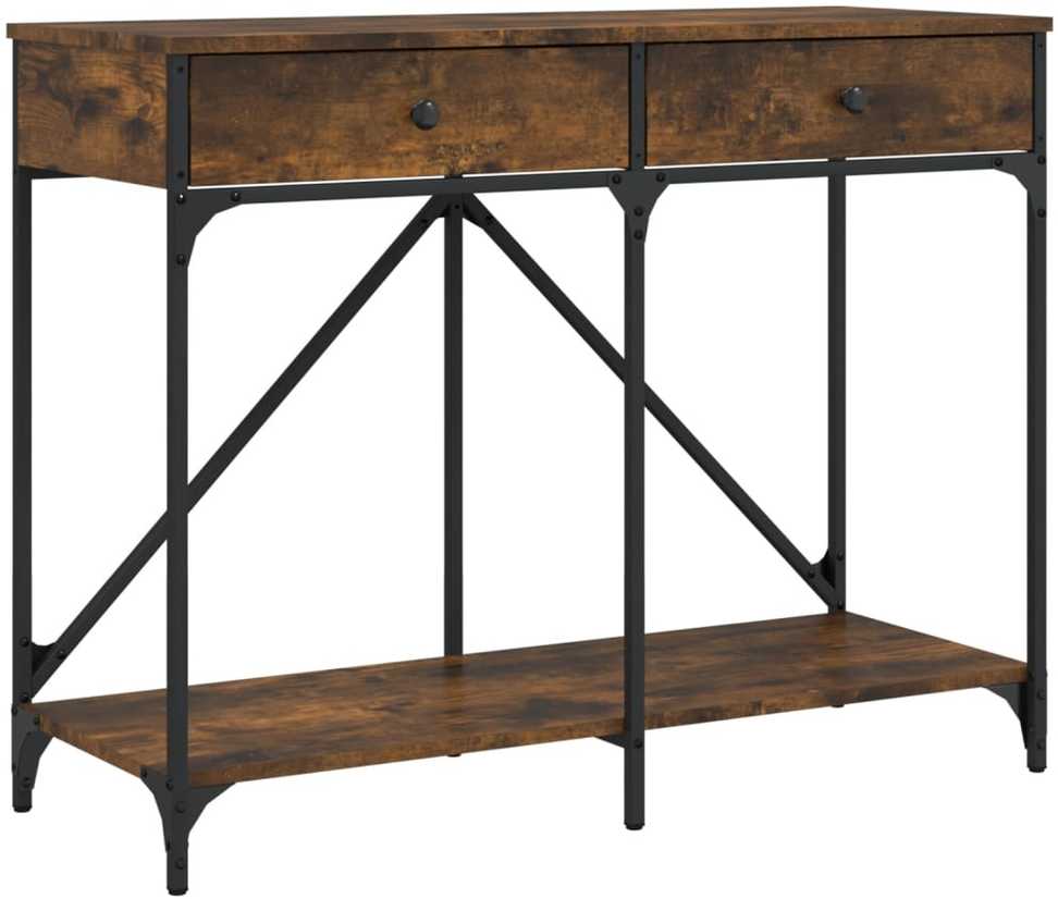 Konsolinis staliukas, dūminio ąžuolo, 100x39x78,5cm, mediena