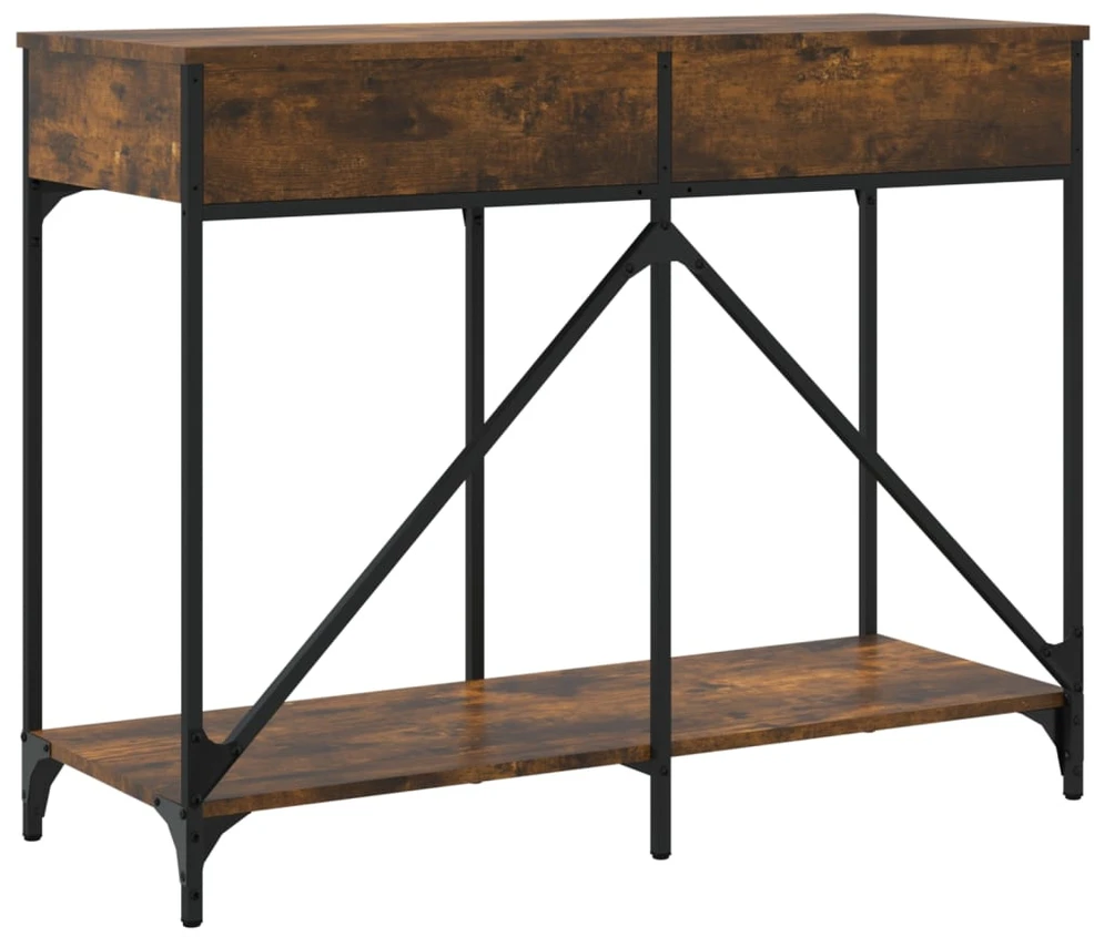 Konsolinis staliukas, dūminio ąžuolo, 100x39x78,5cm, mediena