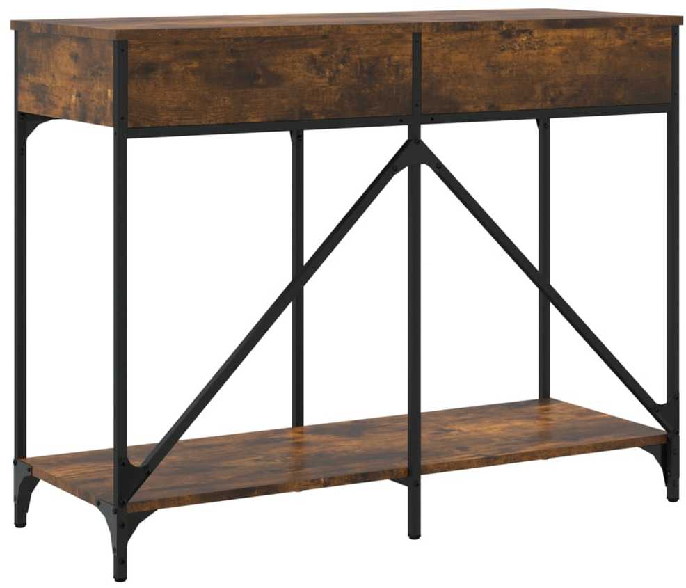 Konsolinis staliukas, dūminio ąžuolo, 100x39x78,5cm, mediena