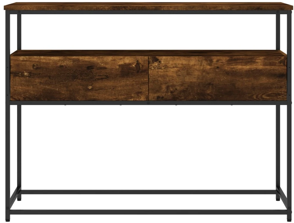Konsolinis staliukas, dūminio ąžuolo, 100x40x75cm, mediena