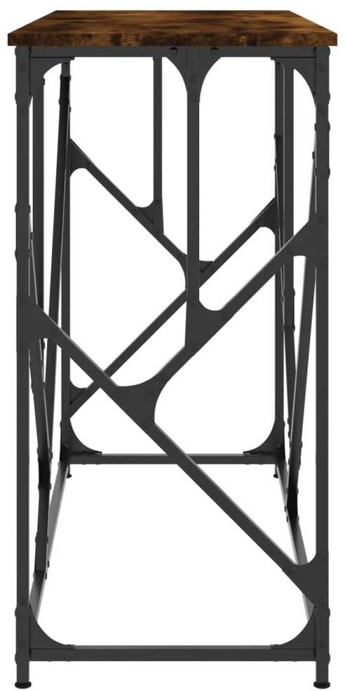 Konsolinis staliukas, dūminio ąžuolo, 100x40x80cm, mediena
