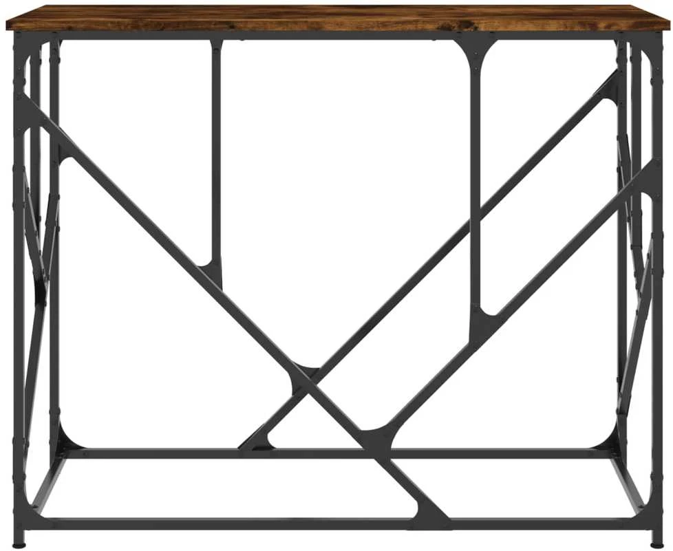 Konsolinis staliukas, dūminio ąžuolo, 100x40x80cm, mediena