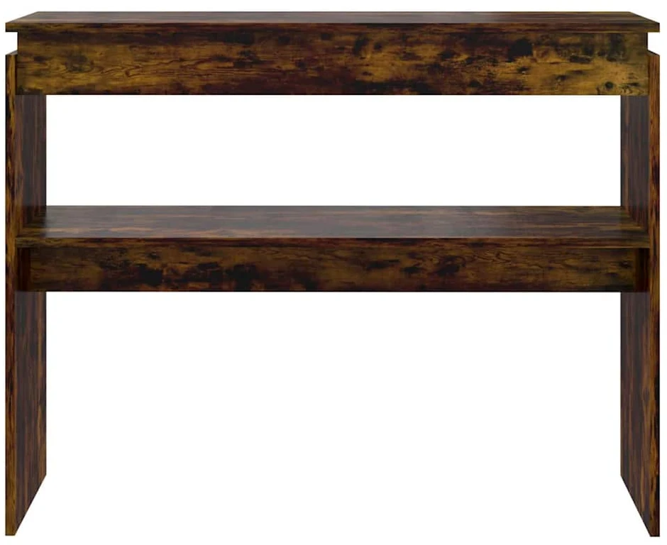 Konsolinis staliukas, dūminio ąžuolo, 102x30x80cm, mediena