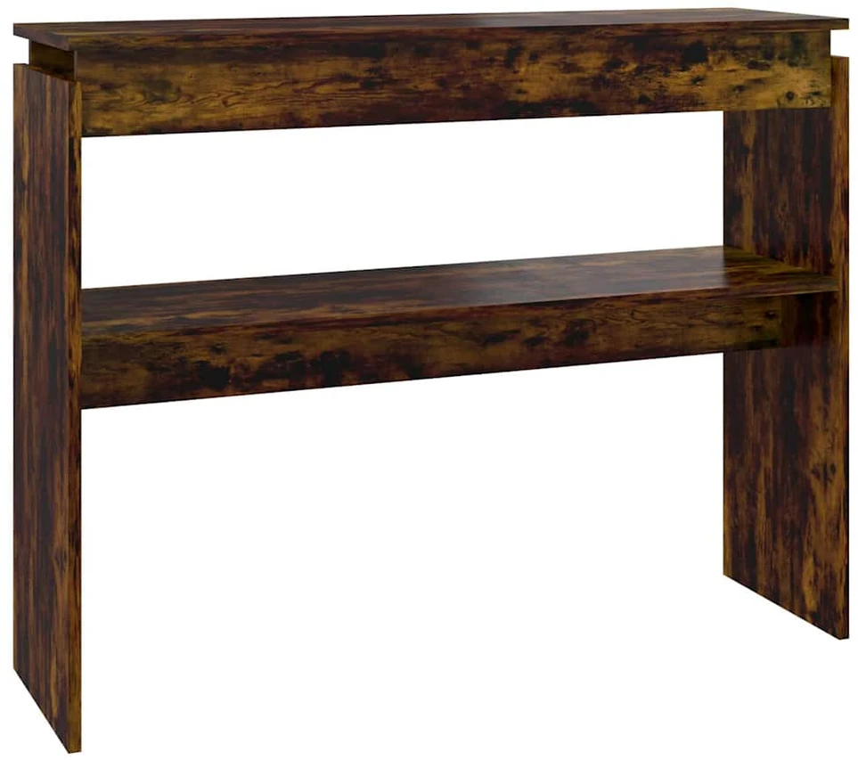 Konsolinis staliukas, dūminio ąžuolo, 102x30x80cm, mediena