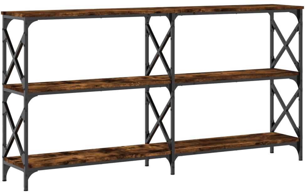 Konsolinis staliukas, dūminio ąžuolo, 156x28x80,5cm, mediena