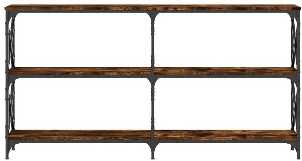 Konsolinis staliukas, dūminio ąžuolo, 156x28x80,5cm, mediena