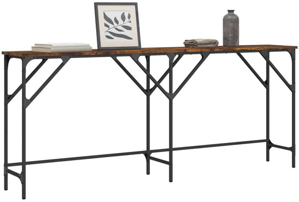 Konsolinis staliukas, dūminio ąžuolo, 180x29x75cm, mediena