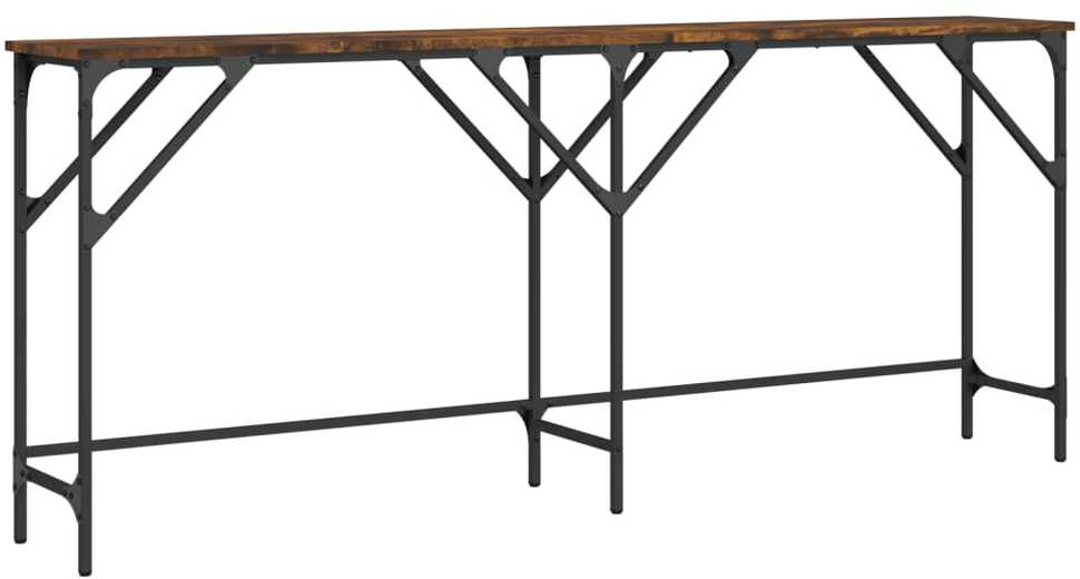 Konsolinis staliukas, dūminio ąžuolo, 180x29x75cm, mediena