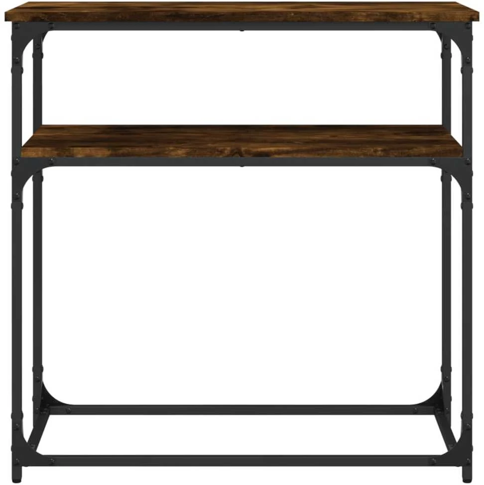 Konsolinis staliukas, dūminio ąžuolo, 75x35,5x75cm, mediena