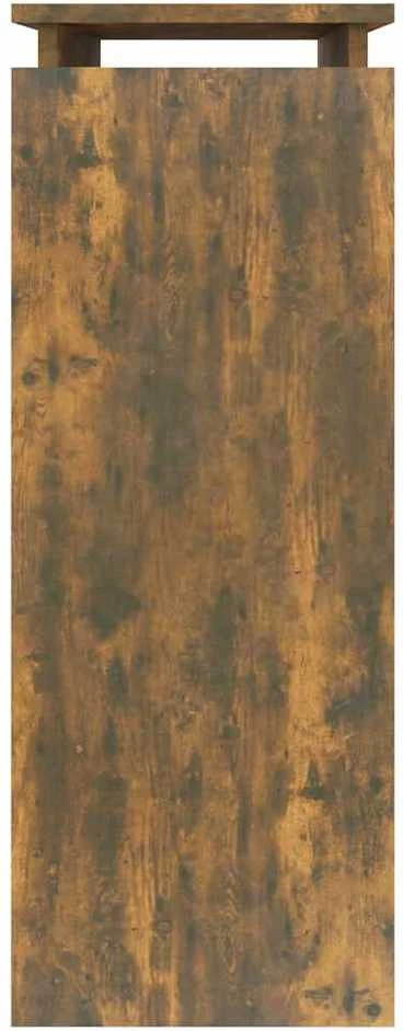 Konsolinis staliukas, dūminio ąžuolo, 80x30x80cm, mediena