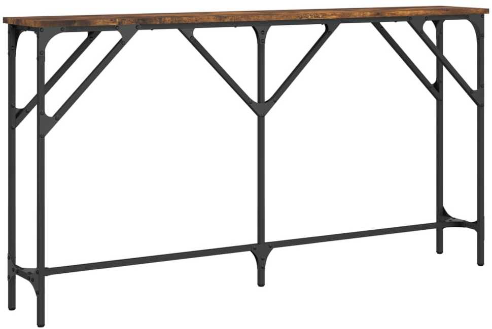 Konsolinis staliukas, dūminis ąžuolo, 140x23x75cm, mediena