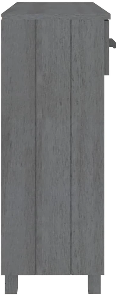 Konsolinis staliukas HAMAR, tamsiai pilkas, 90x35x90cm, pušis