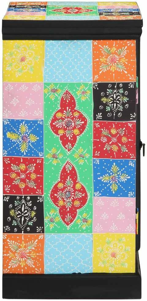 Konsolinis stalas su lentyna Įvairiaspalvis 50 x 30 x 70 cm