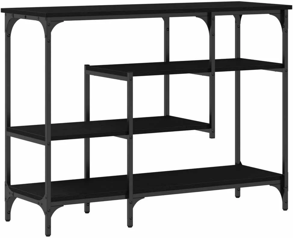 Konsolinis stalas juoda ąžuolo 100 x 35 x 75 cm
