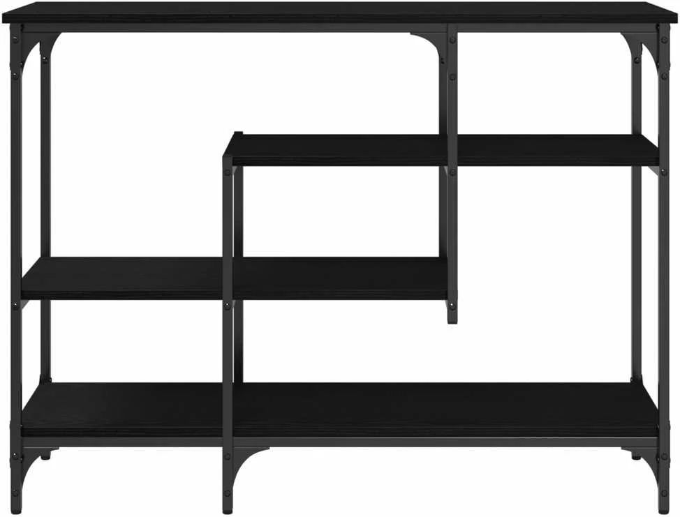 Konsolinis stalas juoda ąžuolo 100 x 35 x 75 cm