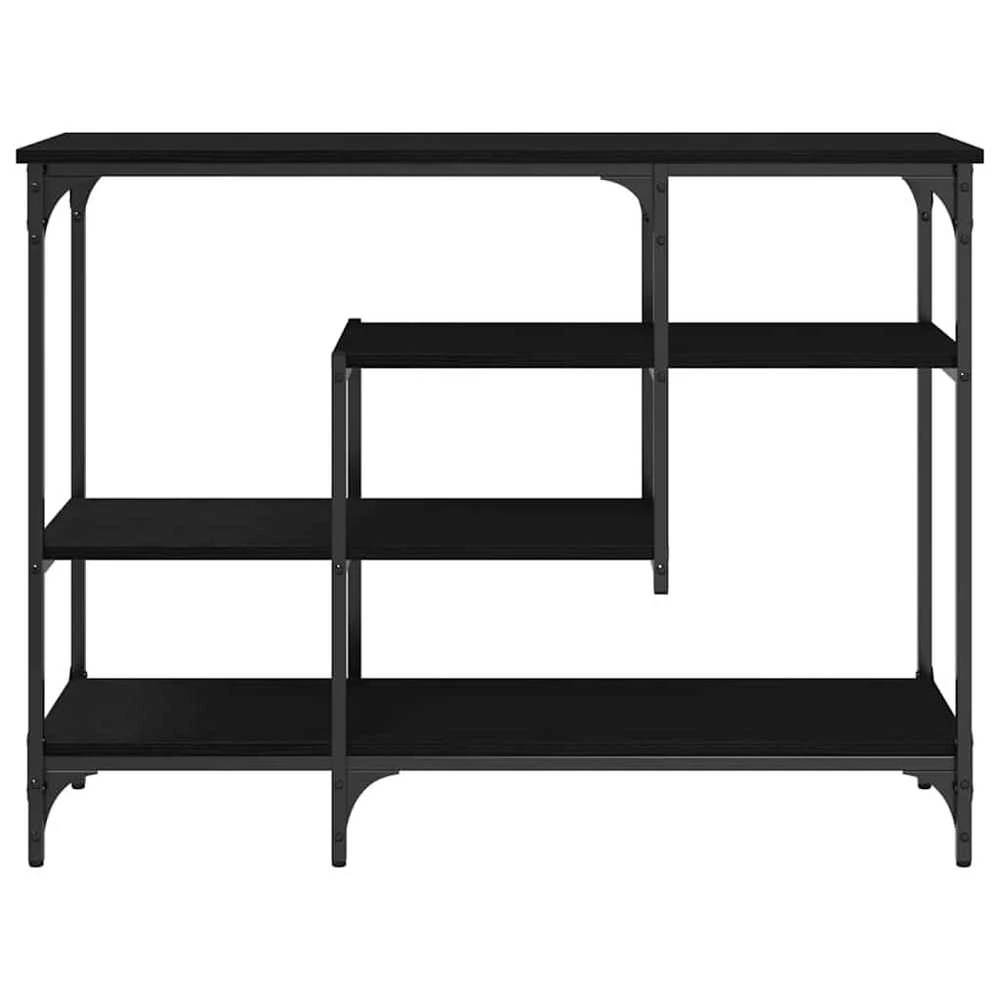 Konsolinis stalas juoda ąžuolo 100 x 35 x 75 cm