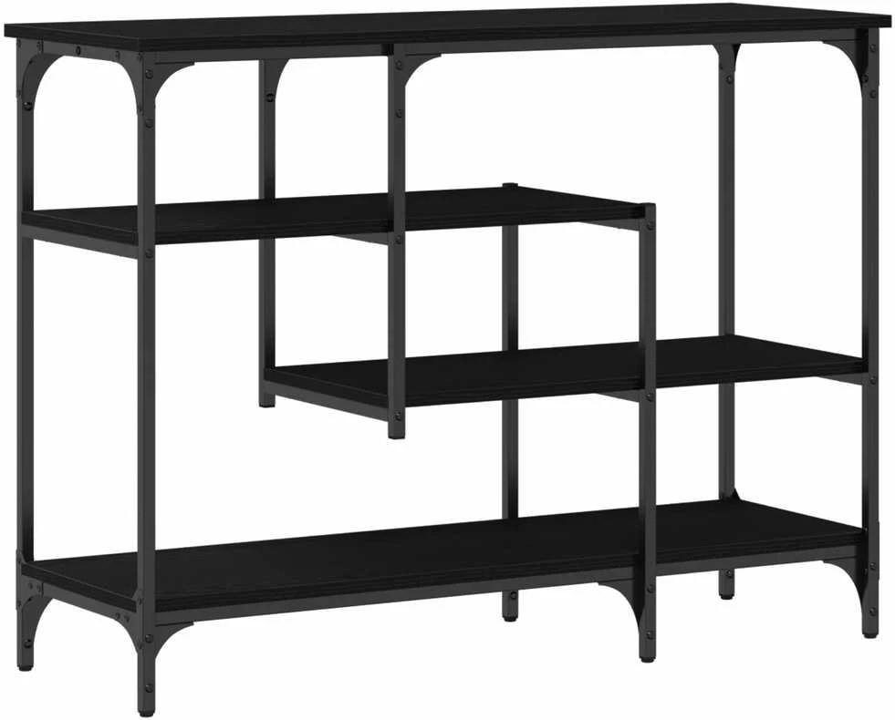 Konsolinis stalas juoda ąžuolo 100 x 35 x 75 cm