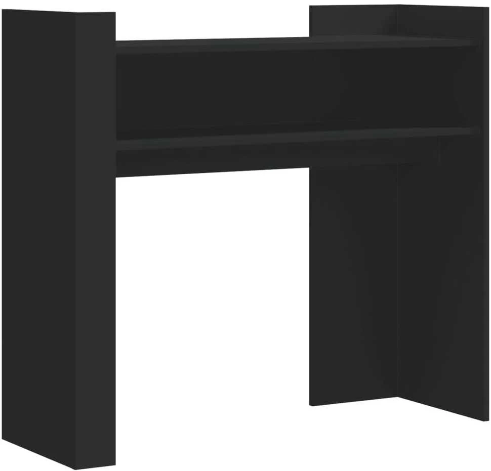Konsolinis staliukas, juodas, 100x35x90cm, apdirbta mediena
