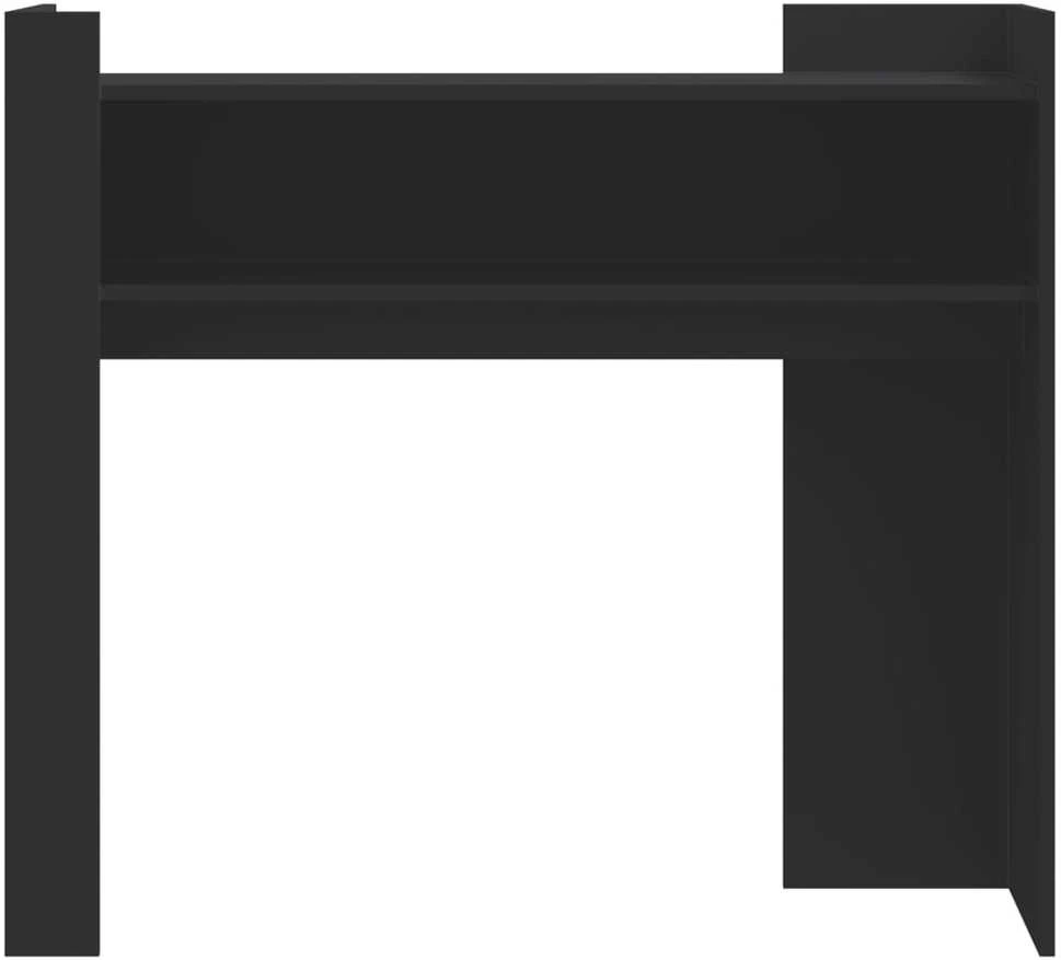 Konsolinis staliukas, juodas, 100x35x90cm, apdirbta mediena