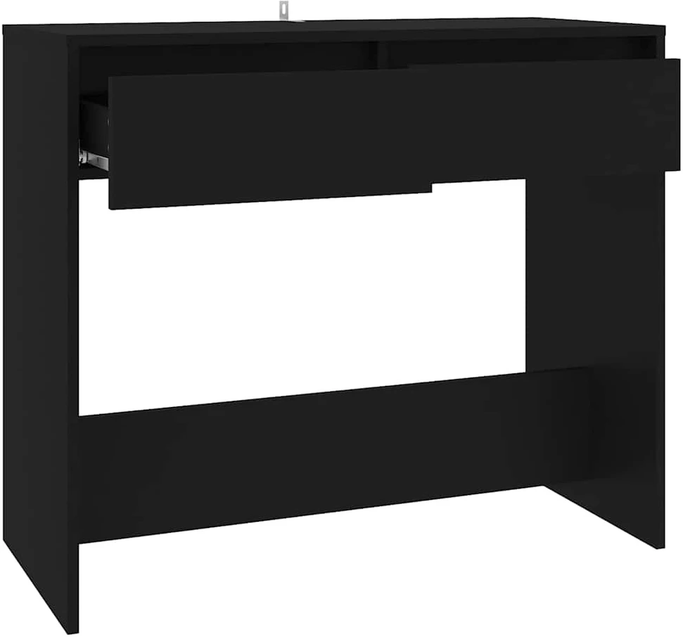Konsolinis staliukas, juodos spalvos, 89x41x76,5cm, plienas
