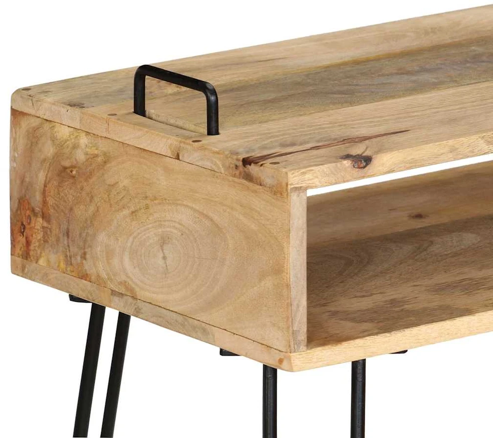 Konsolinis staliukas, mango medienos masyvas, 115x35x76cm