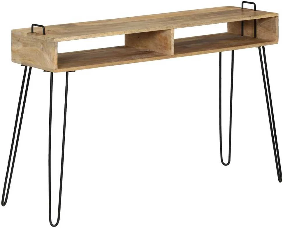 Konsolinis staliukas, mango medienos masyvas, 115x35x76cm