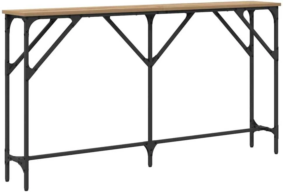 Konsolinis stalas artisano ąžuolo 140 x 23 x 75 cm