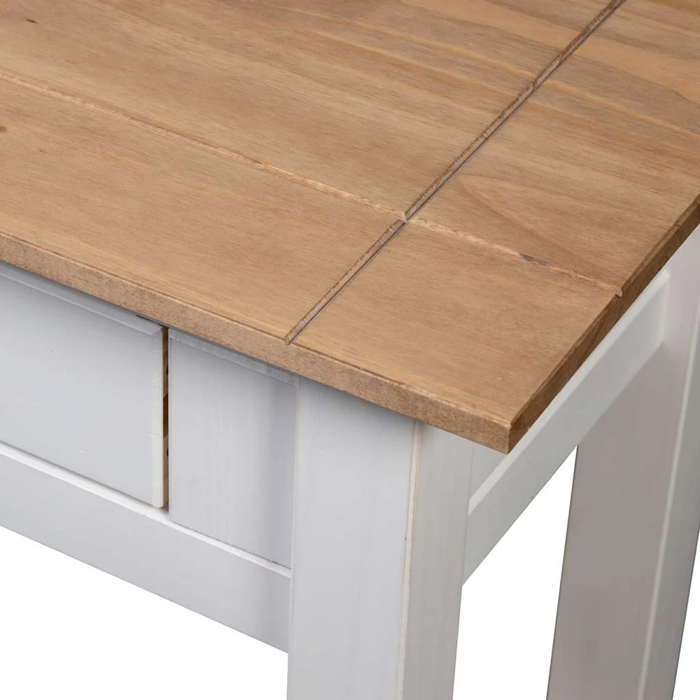 Konsolinis staliukas Panama, baltas, 110x40x72cm, pušies med.