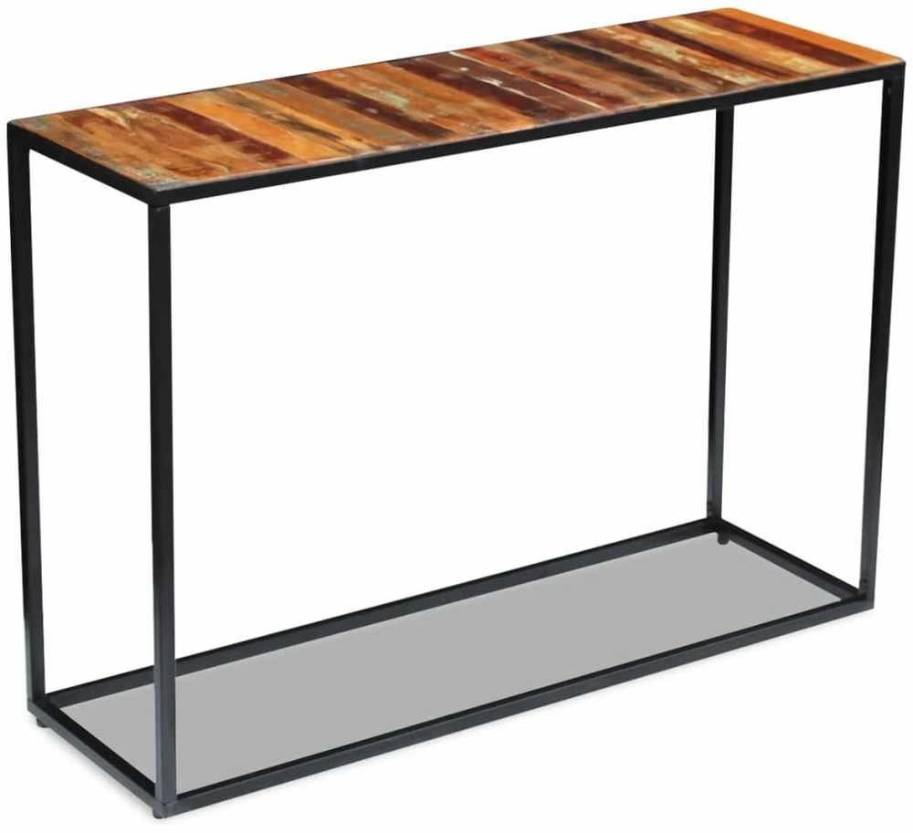 Konsolinis staliukas, perdirbtos medienos masyvas, 110x35x76 cm