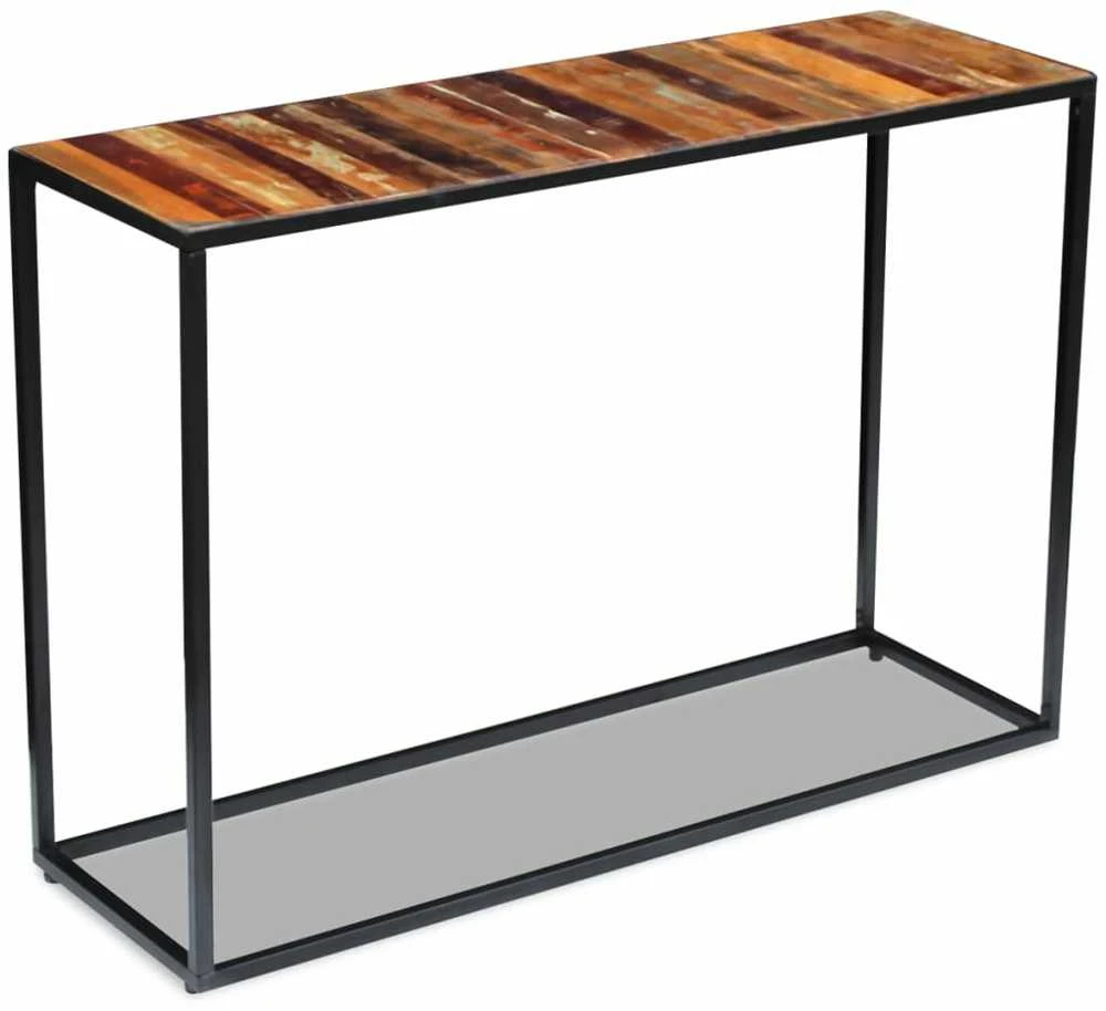 Konsolinis staliukas, perdirbtos medienos masyvas, 110x35x76 cm