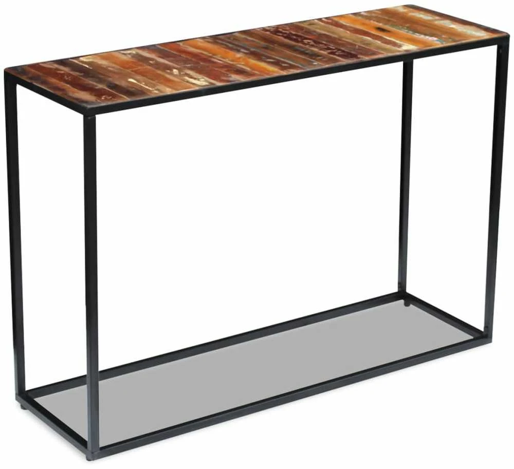 Konsolinis staliukas, perdirbtos medienos masyvas, 110x35x76 cm